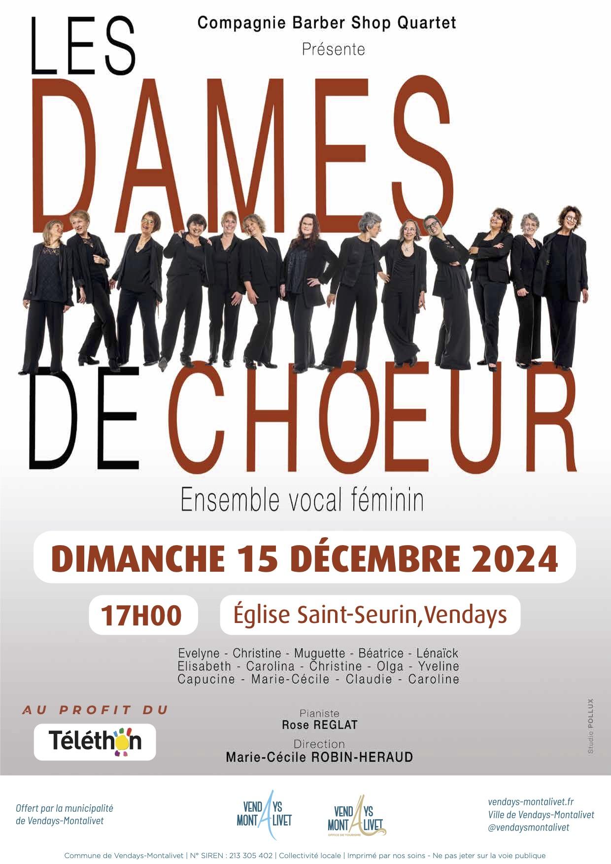 Affiche dames de choeur 15122024