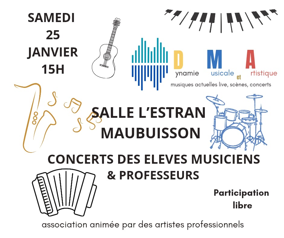 Affiche pour concert du 250125