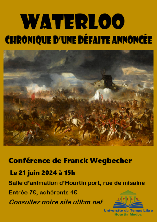 Waterloo wegbecher affiche